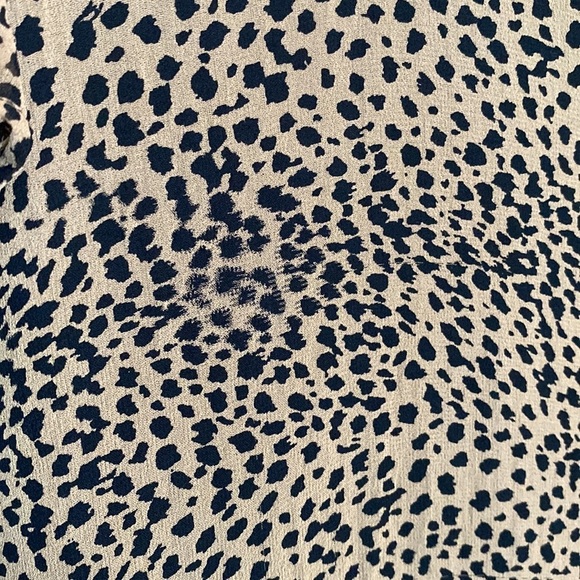 Robbie Bee Vintage Silk Cheetah Leopard Midi Dress 12P - Picture 8 of 9